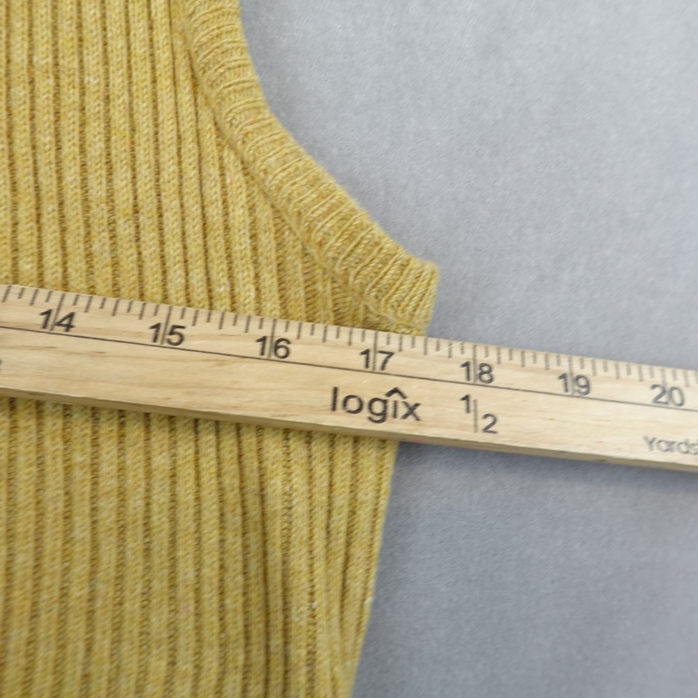 Vintage McGregor Sweater Vest Rib Knit Cardigan Size Medium Made In USA 60s - Picture 4 of 7